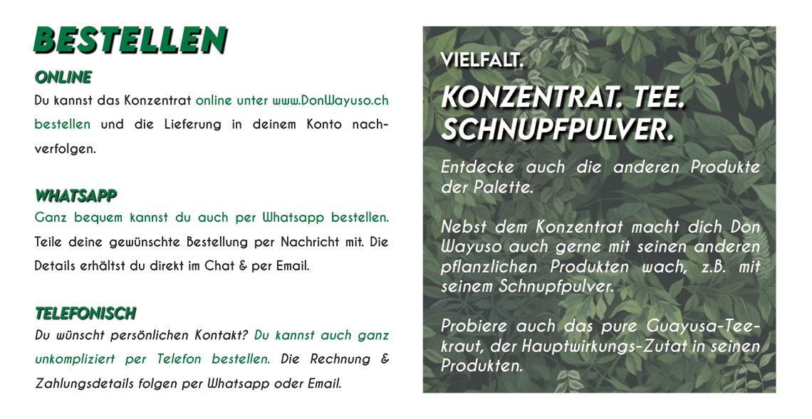 DonWayuo Web Bestellen - Don Wayuso - POWER OF NATURE