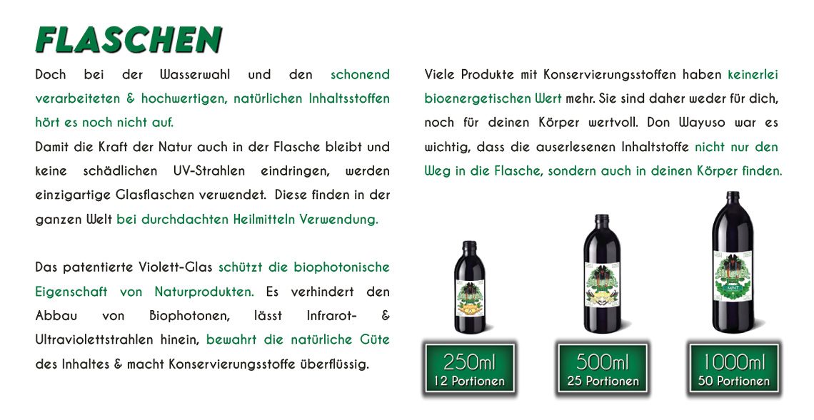 DonWayuo Web Flaschen - Don Wayuso - POWER OF NATURE