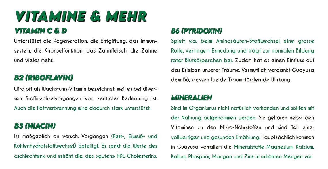 DonWayuo Web Vitamine mehr - Don Wayuso - POWER OF NATURE