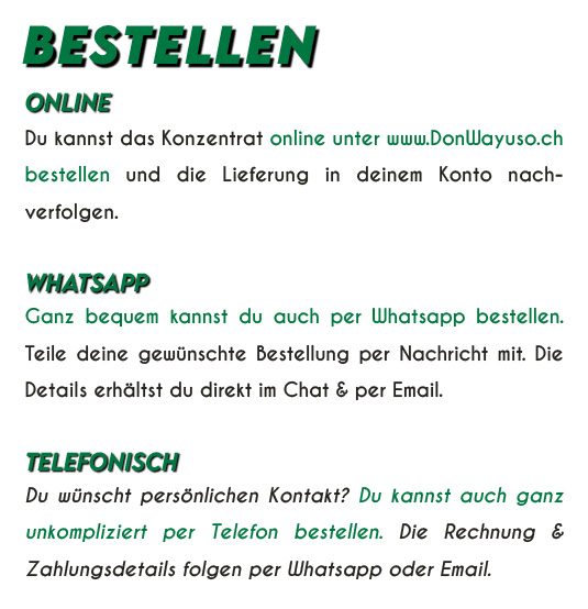 DonWayuso mobile web Bestellen1 - Don Wayuso - POWER OF NATURE