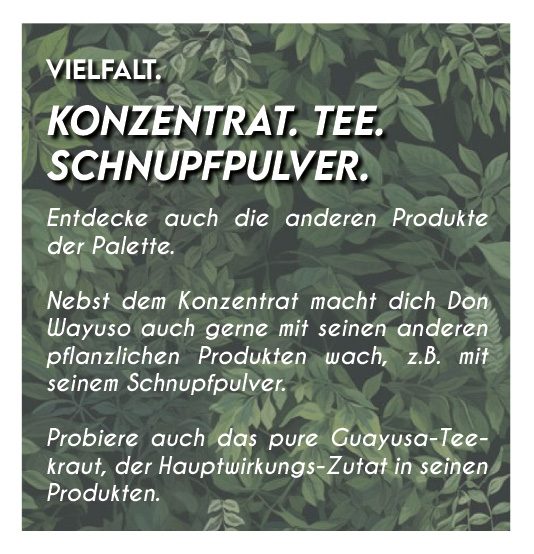 DonWayuso mobile web Bestellen2 - Don Wayuso - POWER OF NATURE