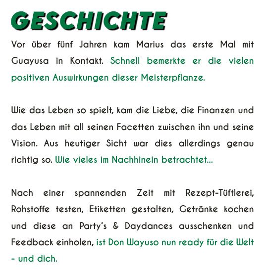 DonWayuso mobile web Geschichte1 - Don Wayuso - POWER OF NATURE
