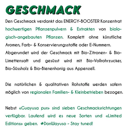 DonWayuso mobile web Geschmack2 - Don Wayuso - POWER OF NATURE