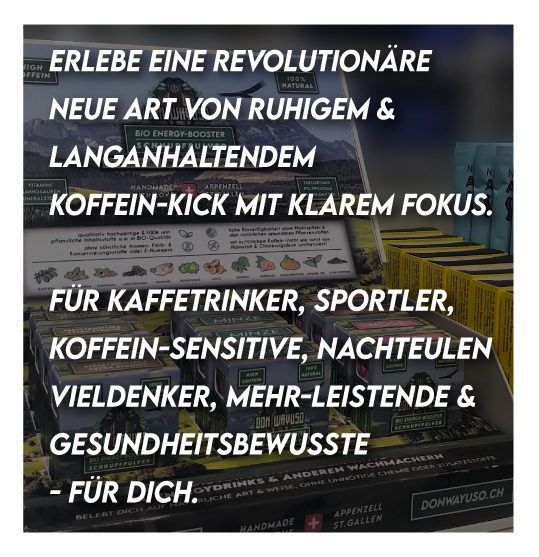 Schnupfpulver mobil 7 Gruende - Don Wayuso - POWER OF NATURE