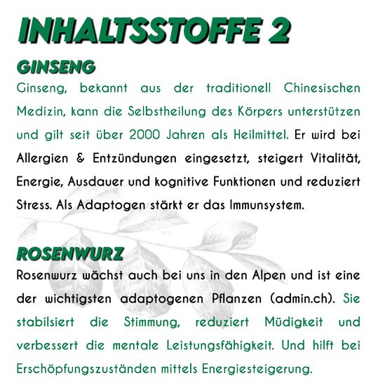 Schnupfpulver mobil Inhaltsstoffe 2 1 - Don Wayuso - POWER OF NATURE