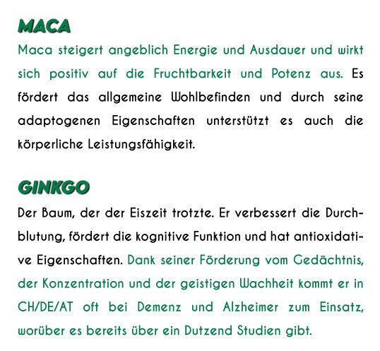 Schnupfpulver mobil Inhaltsstoffe 2 2 - Don Wayuso - POWER OF NATURE