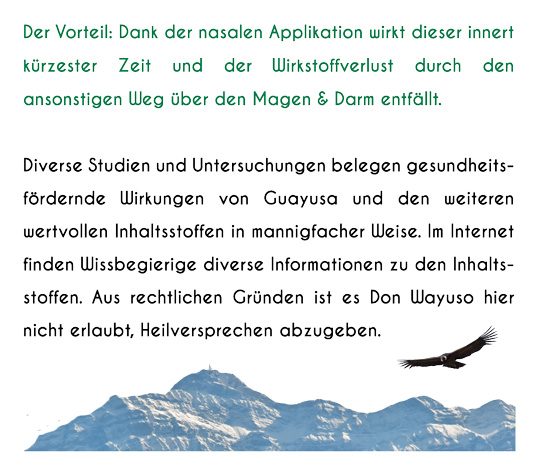 Schnupfpulver mobil Schnupfpulver 2 1 - Don Wayuso - POWER OF NATURE